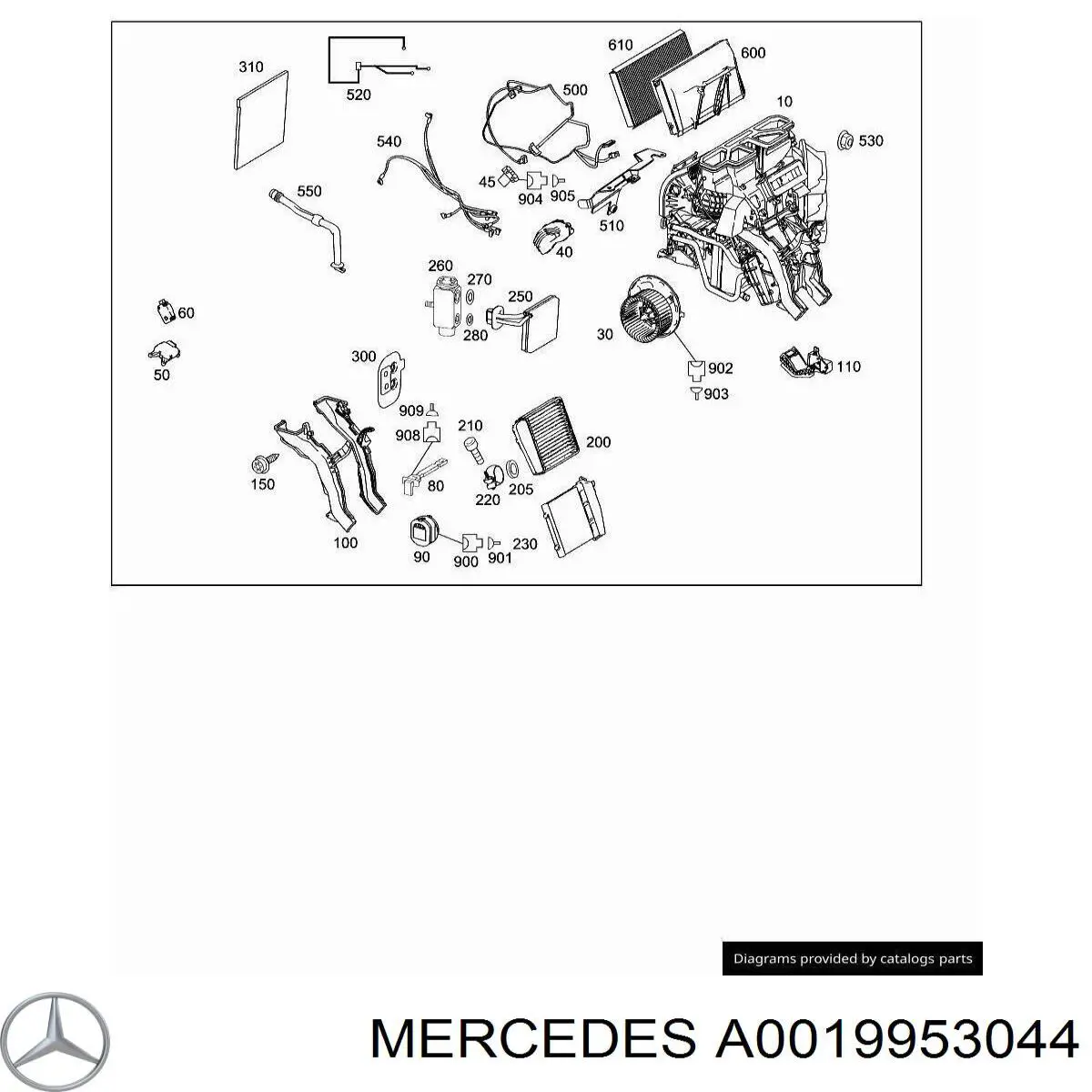 A0019953044 Mercedes