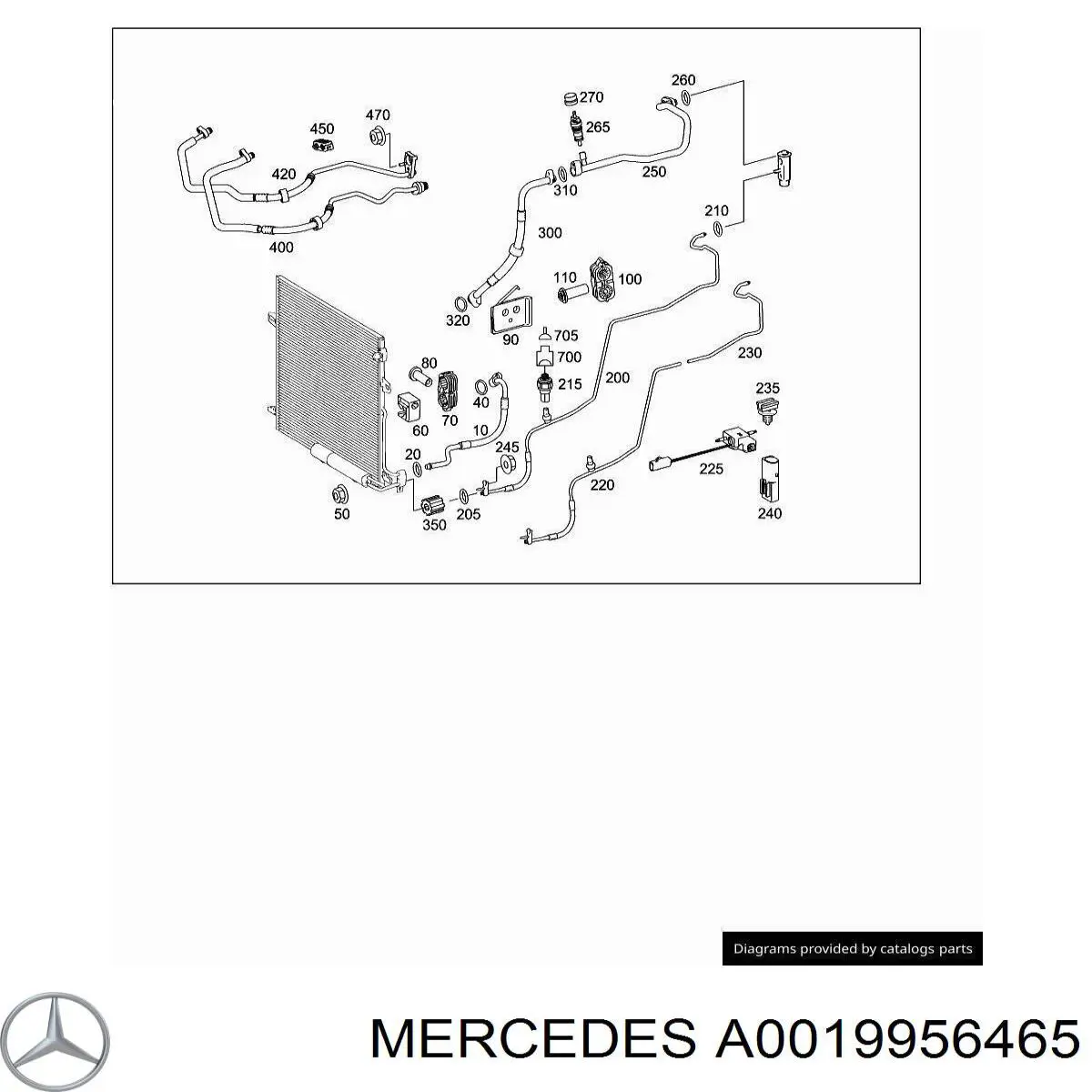  Mercedes A0019956465 precio, desde 14,00 EUR