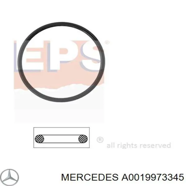 Junta de termostato Mercedes A0019973345 precio, desde 1,02 EUR