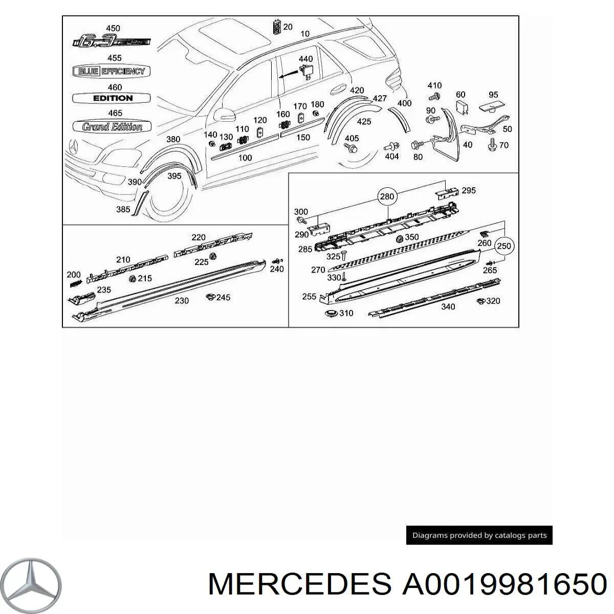  Mercedes A0019981650 precio, desde 10,77 EUR
