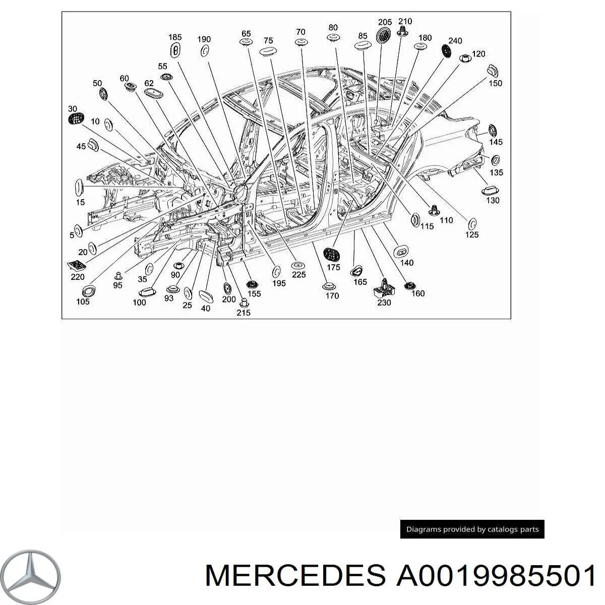 A0019985501 Mercedes