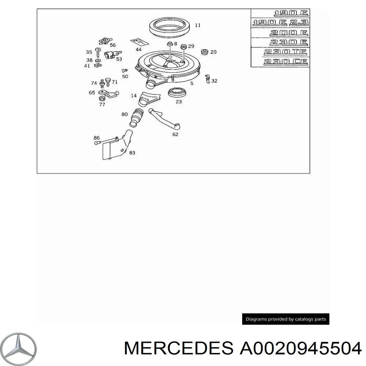 Comprar A0020945504 Mercedes Filtro de aire