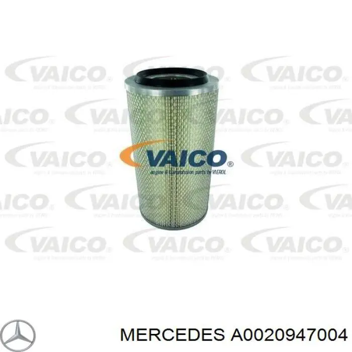 A0020947004 Mercedes filtro de aire