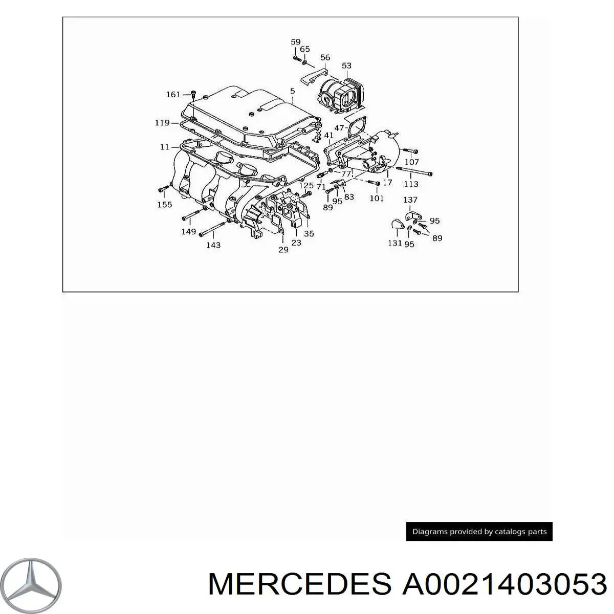 A0021403053 Mercedes 