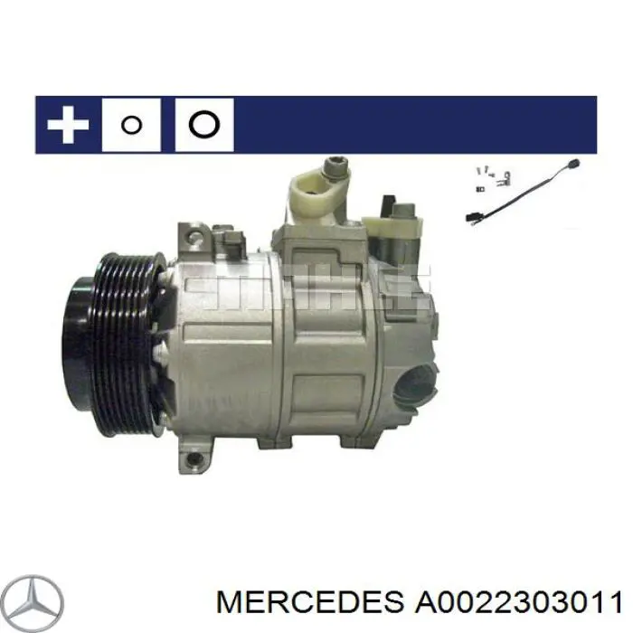A0022303011 Mercedes compresor de aire acondicionado