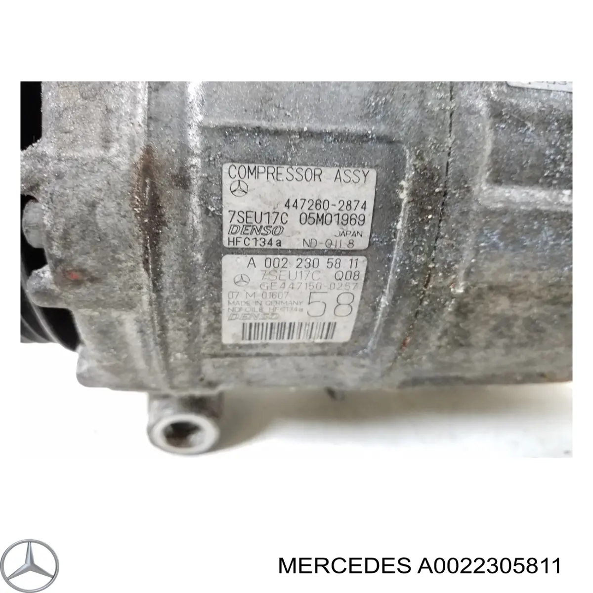 A0022305811 Mercedes compresor de aire acondicionado
