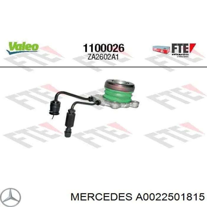 Comprar A0022501815 Mercedes Desembrague central, embrague