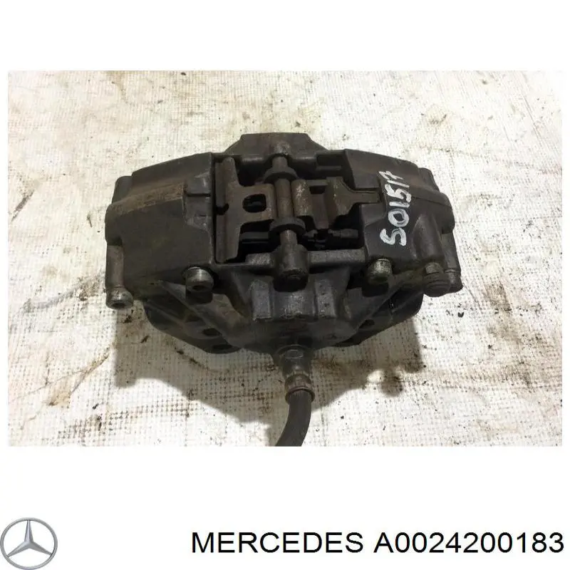 Pinza de freno trasera izquierda Mercedes A0024200183 precio, desde 68,24 EUR