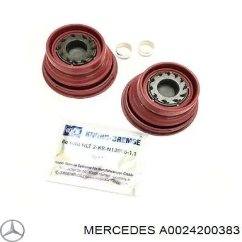 A0024200383 Mercedes juego de reparación, pinza de freno delantero