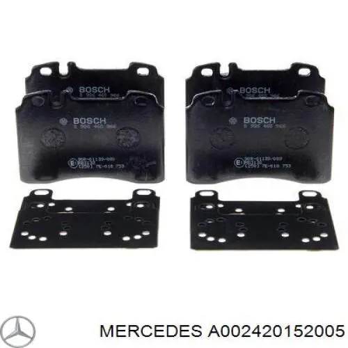 Comprar A002420152005 Mercedes Pastillas delanteras de freno