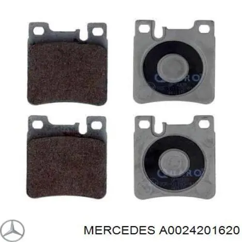 Comprar A0024201620 Mercedes Pastillas de freno traseras