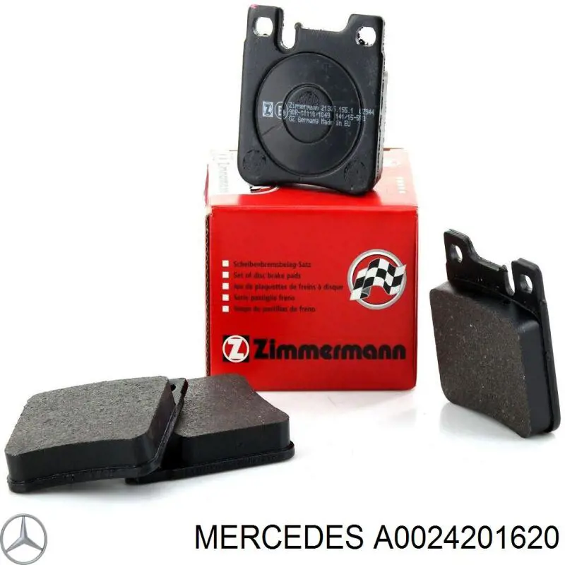 Pastillas de freno traseras A0024201620 Mercedes