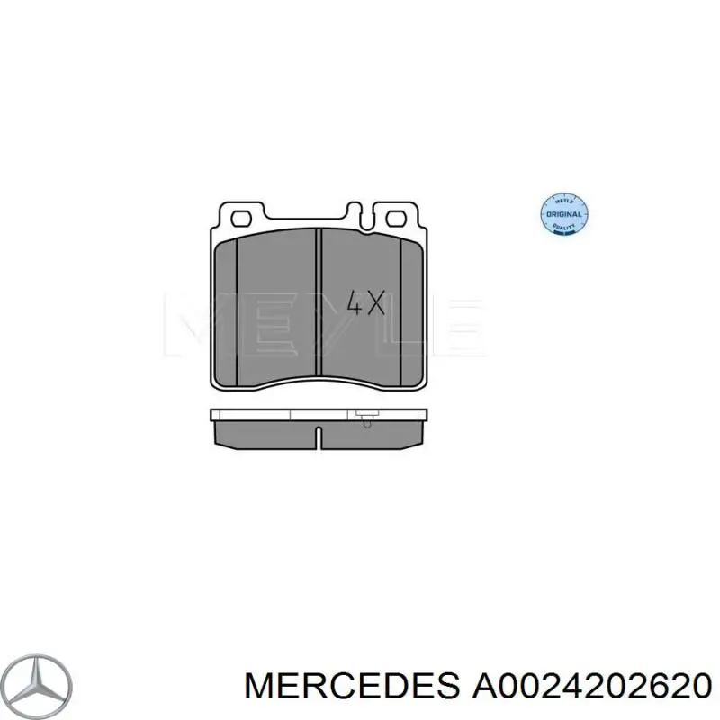 Pastillas de freno A0024202620 Mercedes