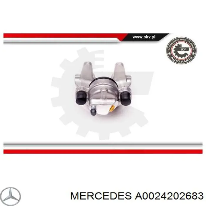 Comprar A0024202683 Mercedes Pinza de freno trasera derecha