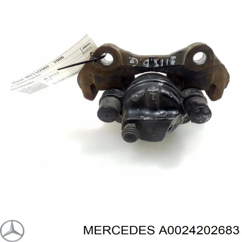 Pinza de freno trasera derecha Mercedes A0024202683 precio, desde 57,75 EUR