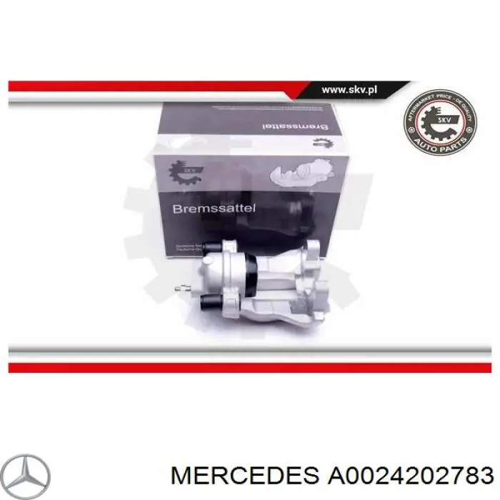 Pinza de freno trasera izquierda Mercedes A0024202783