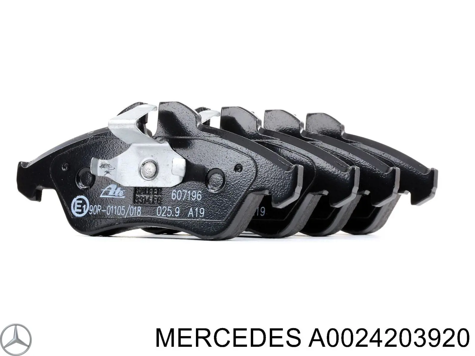 Pastillas freno delanteras Mercedes A0024203920 precio, desde 25,98 EUR