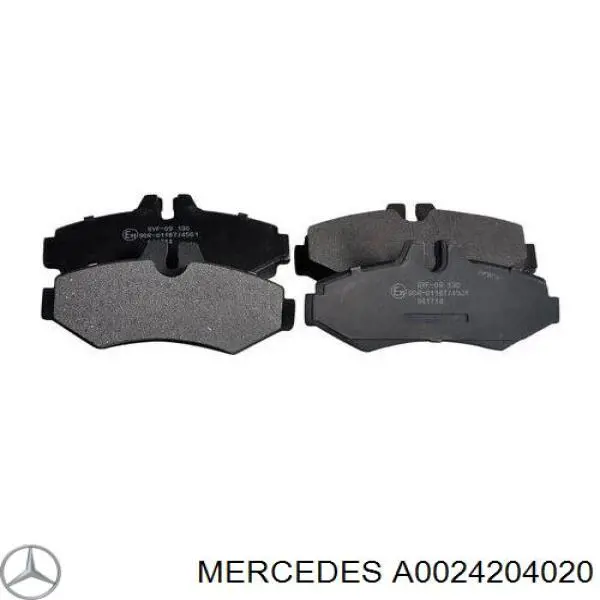Pastillas traseras de freno Mercedes A0024204020 precio, desde 25,16 EUR