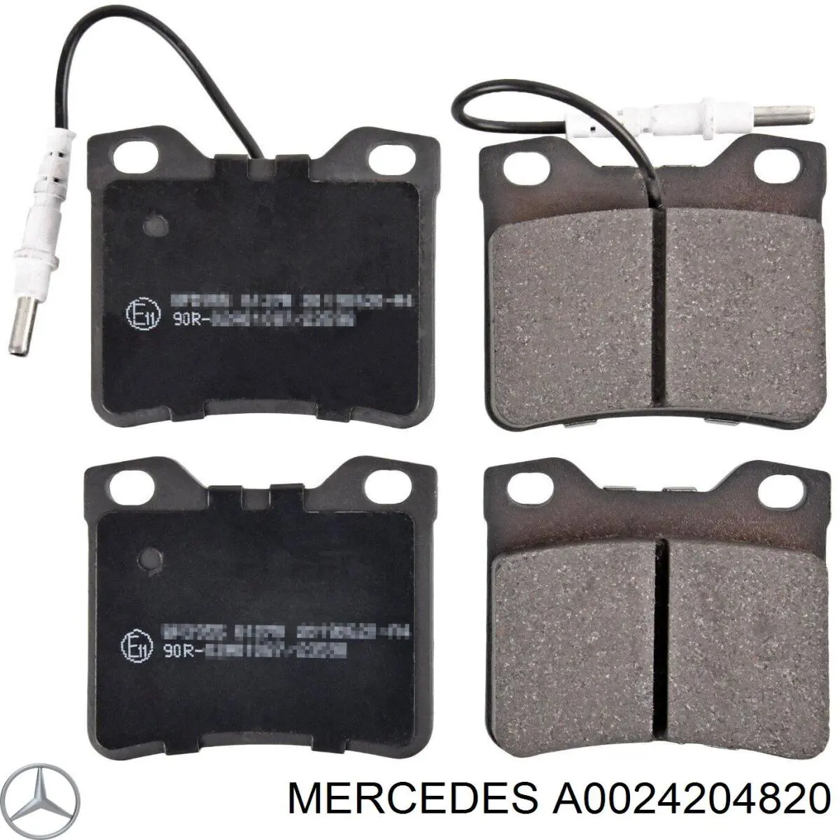Comprar A0024204820 Mercedes Pastillas de freno traseras