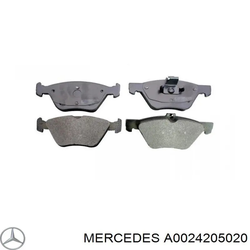 Pastillas freno delanteras Mercedes A0024205020 precio, desde 29,93 EUR