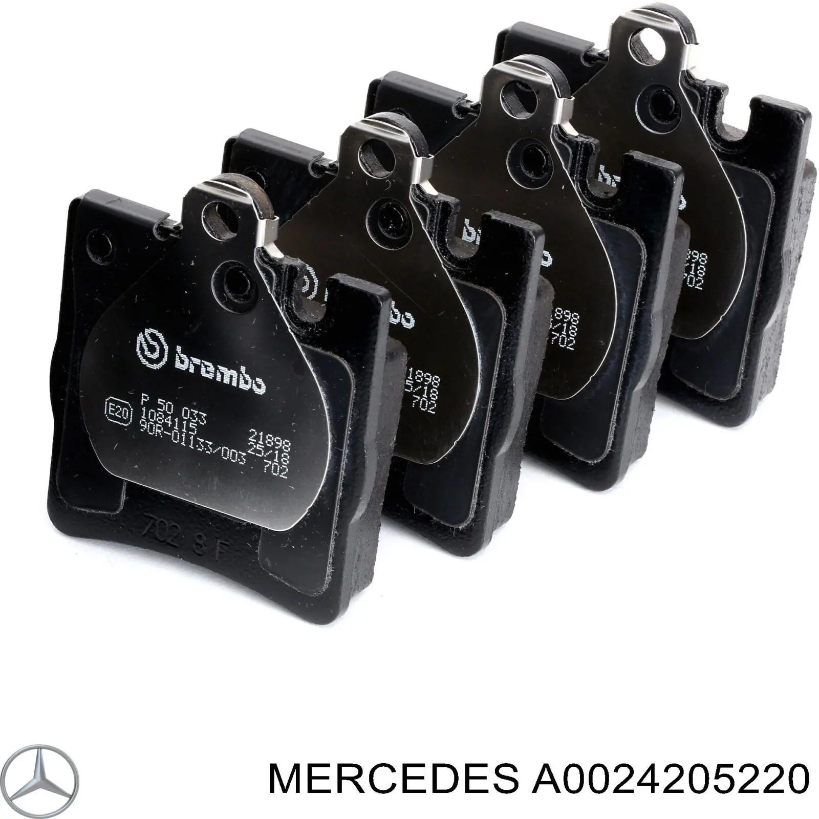 Comprar A0024205220 Mercedes Pastillas de freno traseras