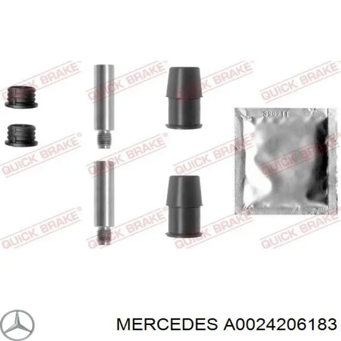A0024206183 Mercedes pinza de freno delantera izquierda
