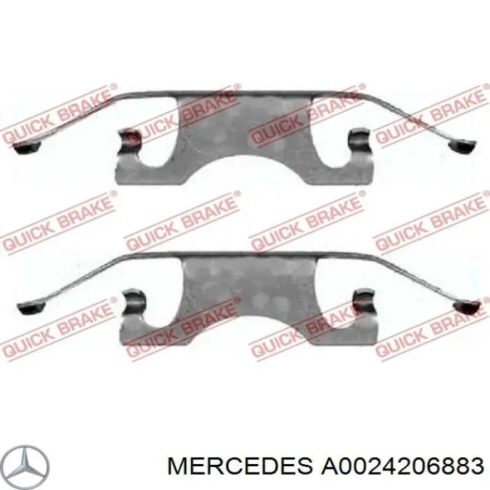 24206883 Mercedes pinza de freno trasero derecho