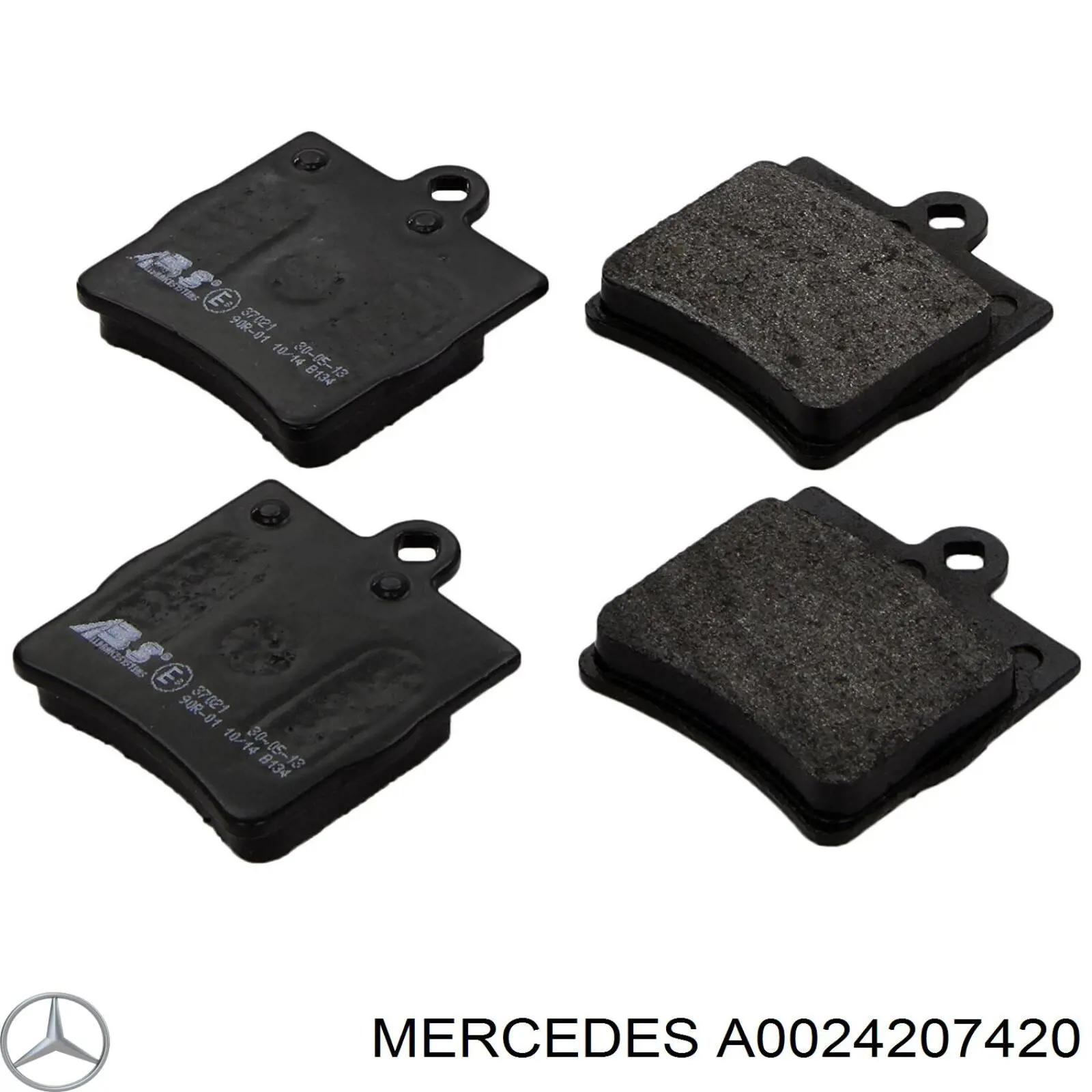 Comprar A0024207420 Mercedes Pastillas de freno traseras