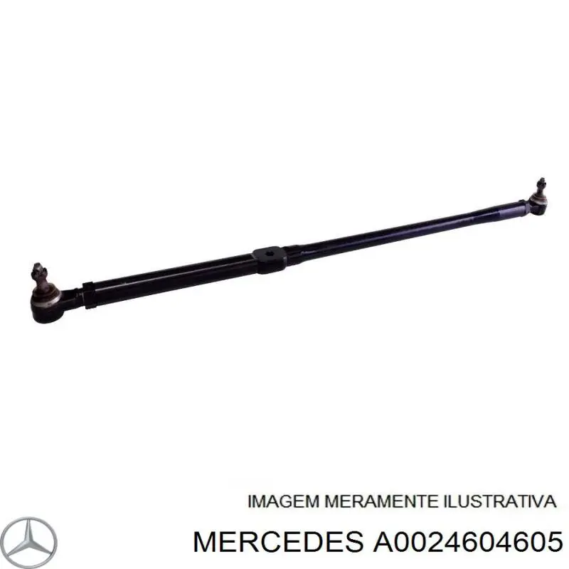 A0024604605 Mercedes Barra longitudinal de dirección delantera