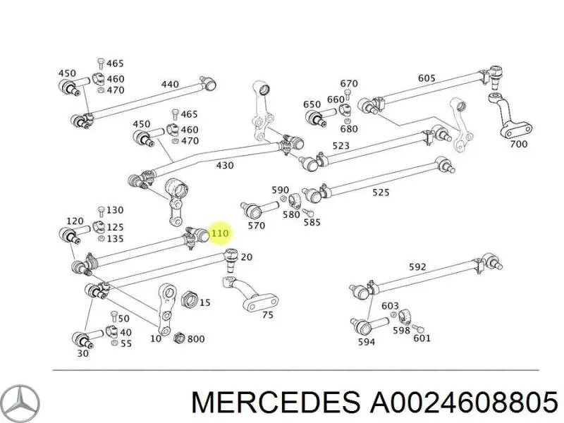 181012 Febi Barra longitudinal de dirección delantera