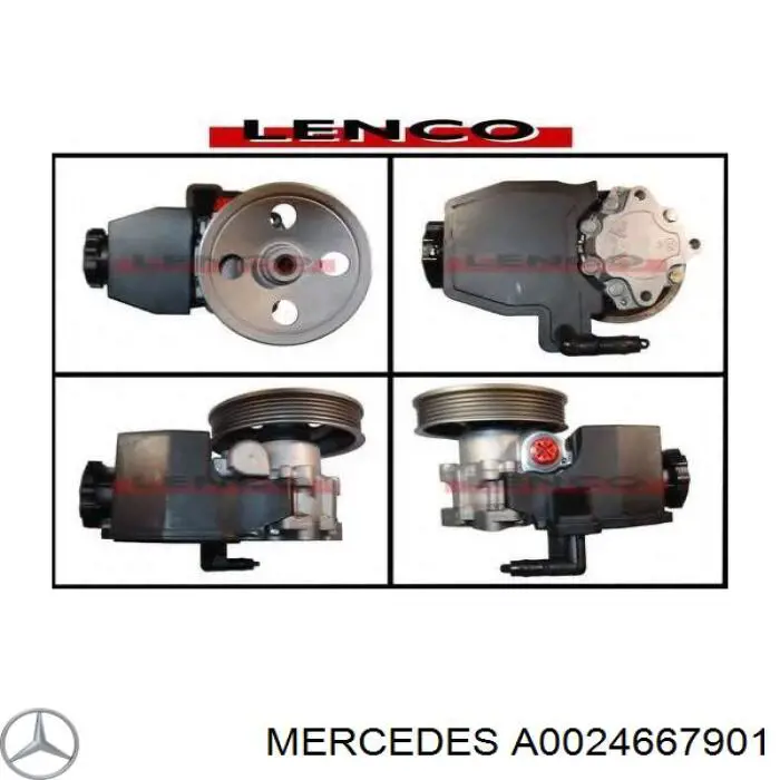 A0024667901 Mercedes bomba de dirección