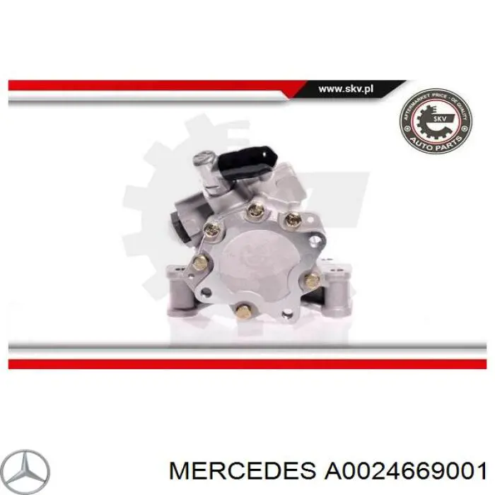 Bomba de dirección asistida  Mercedes A0024669001 precio, desde 94,58 EUR