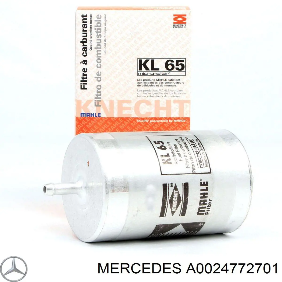 A0024772701 Mercedes filtro combustible