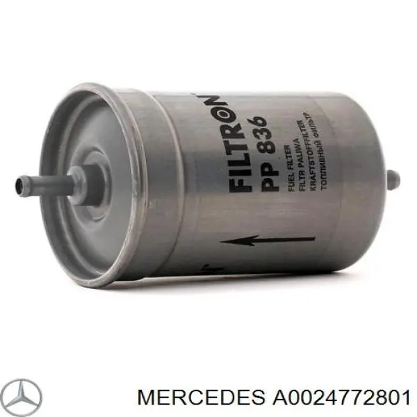 Filtro de combustible A0024772801 Mercedes