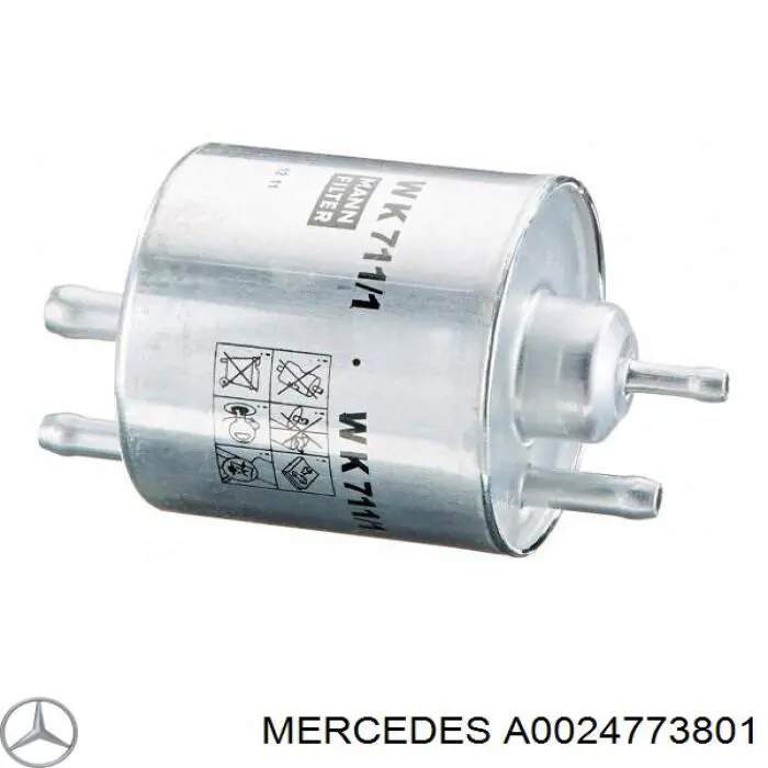 Filtro combustible Mercedes A0024773801 precio, desde 31,22 EUR