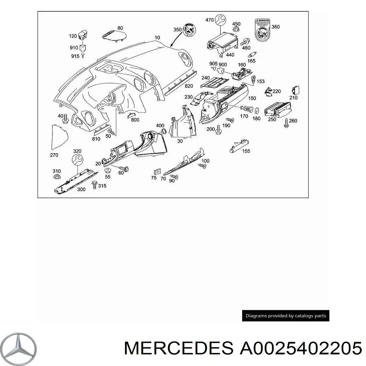  Mercedes A0025402205 precio, desde 76,14 EUR