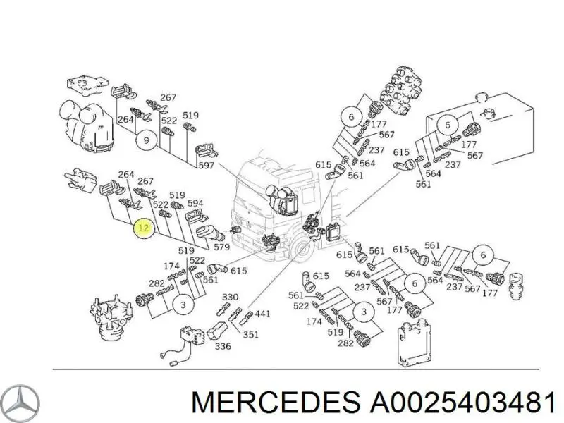 A0025403481 Mercedes