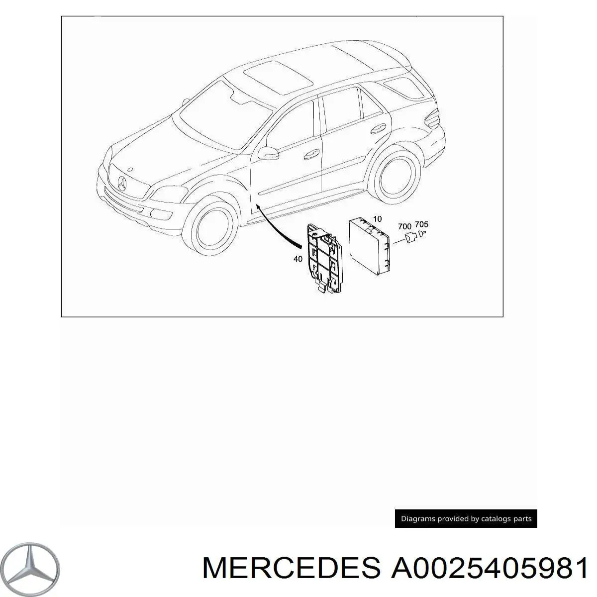  Mercedes A0025405981 precio, desde 22,60 EUR
