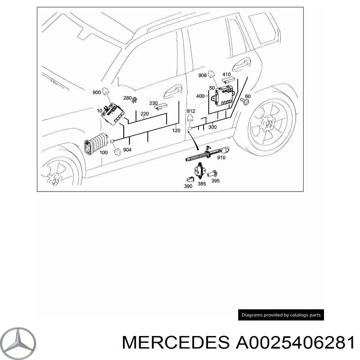  Mercedes A0025406281 precio, desde 8,77 EUR