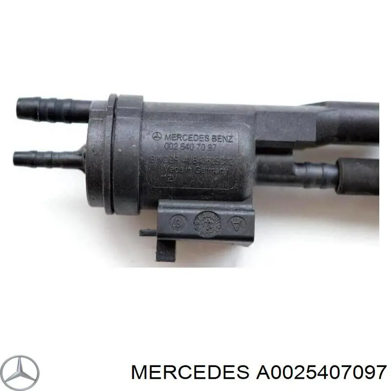 Válvula conmutadora del sistema de admisión de aire A0025407097 Mercedes