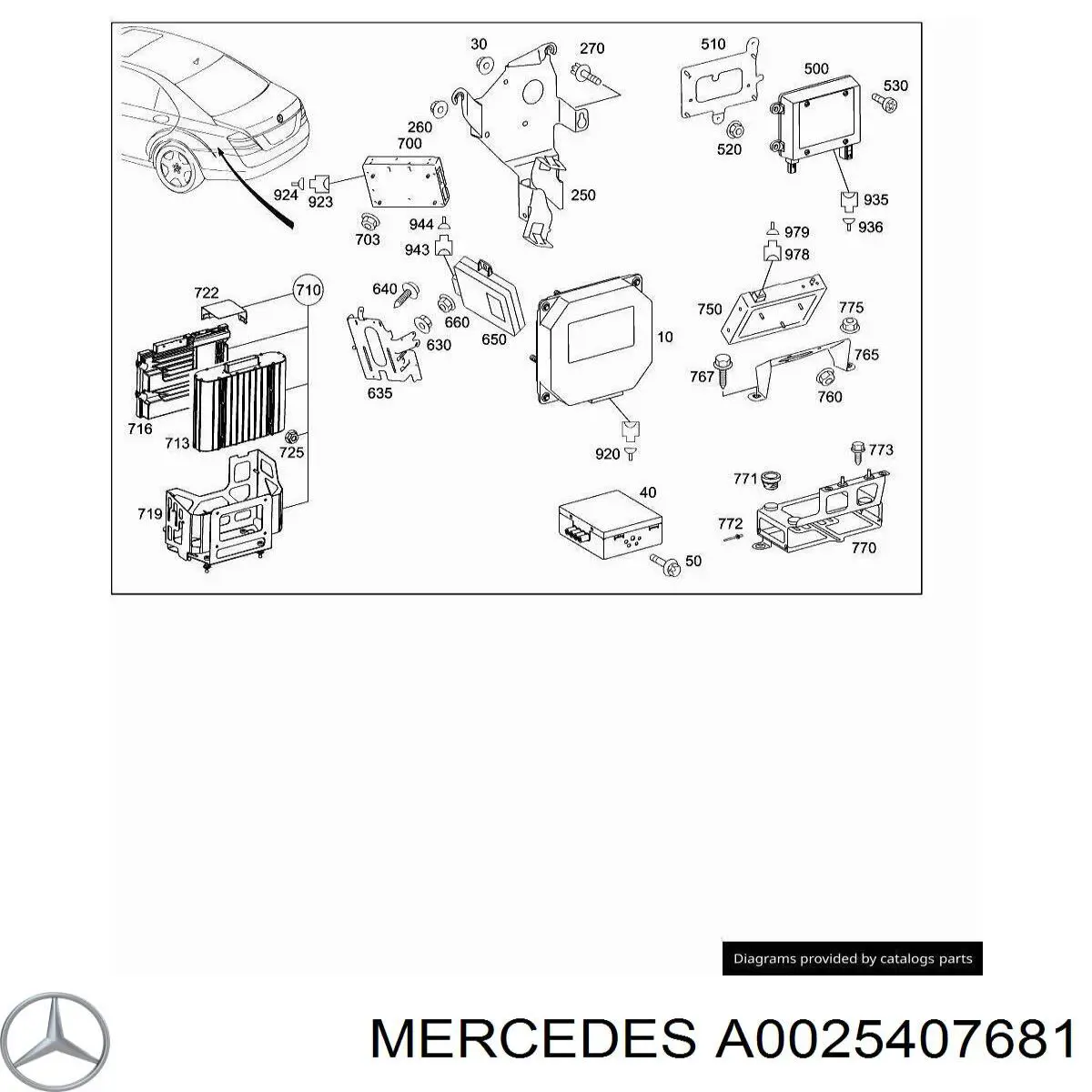 A0025407681 Mercedes