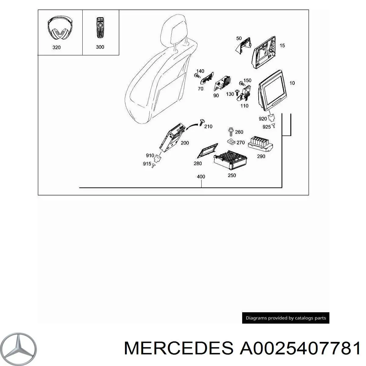  Mercedes A0025407781 precio, desde 41,68 EUR