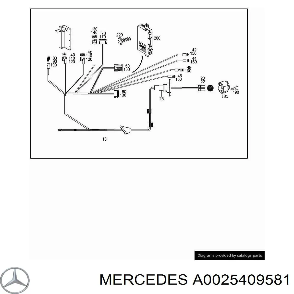 A0025409581 Mercedes