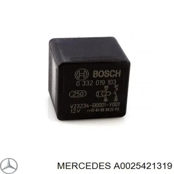 A0025421319 Mercedes relé eléctrico multifuncional