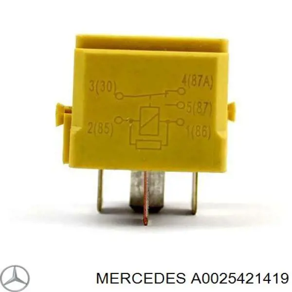 A0025421419 Mercedes relé eléctrico multifuncional