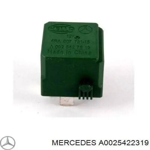 A0025422319 Mercedes relé de compresor de suspensión neumática