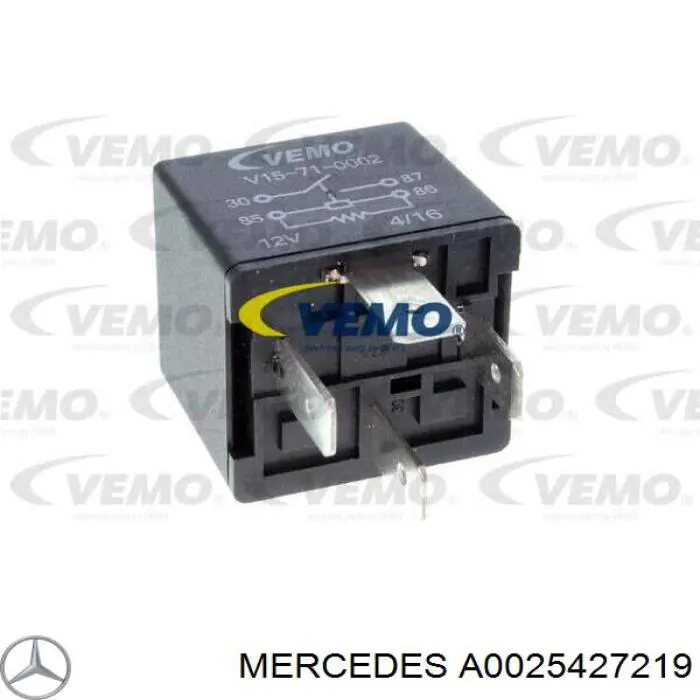 Relé eléctrico multifuncional Mercedes A0025427219