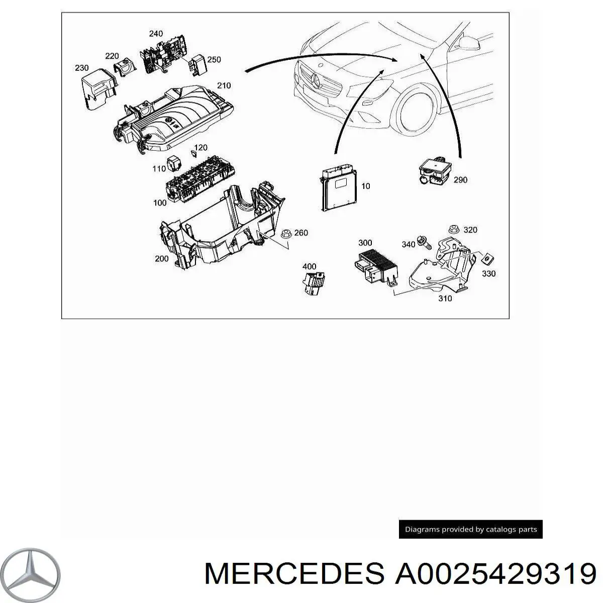 Relé de compresor de suspensión neumática Mercedes A0025429319 precio, desde 20,67 EUR
