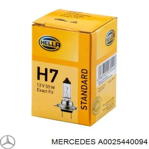 Lámpara halógena Mercedes A0025440094 precio, desde 2,65 EUR