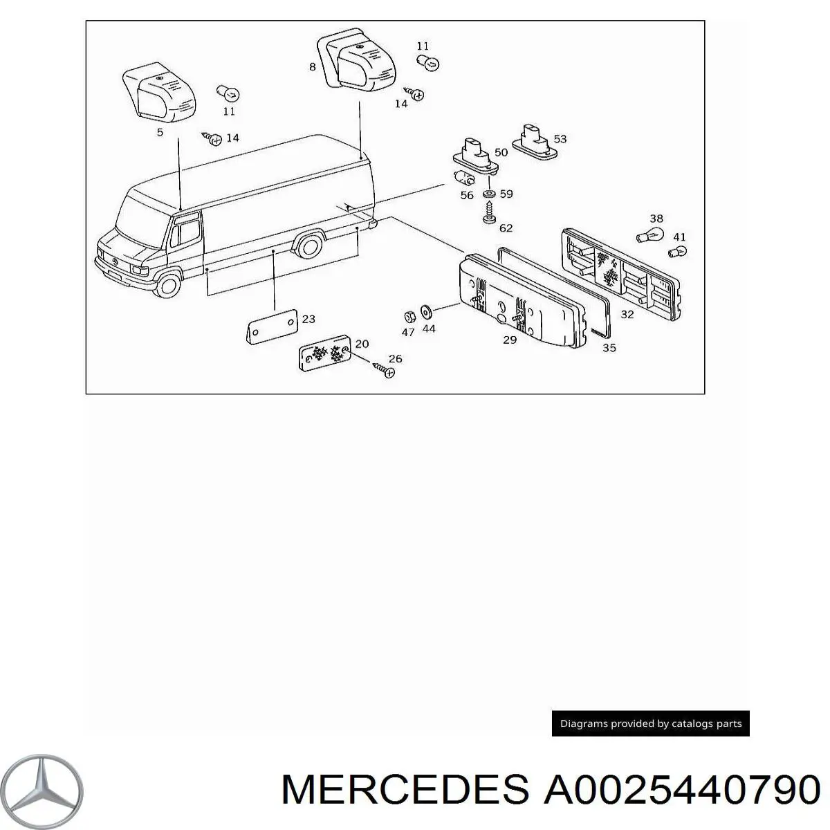 Comprar 0195LPK Sertplas Cristal de luz trasera derecha